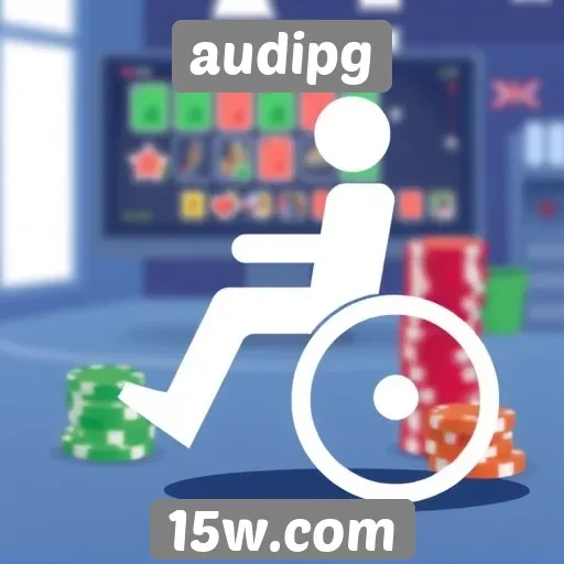 Acessibilidade no site audipg para jogadores com necessidades especiais